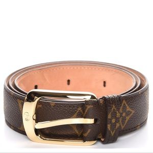 Louis Vuitton Belt Ellipse Monogram Brown/Brass